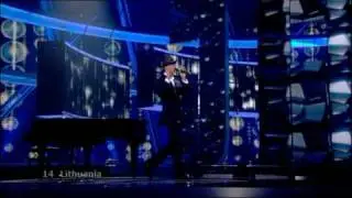 Eurovision 2009 Semi Final 2 14 Lithuania *Sasha Son* *Love* 16:9 HQ