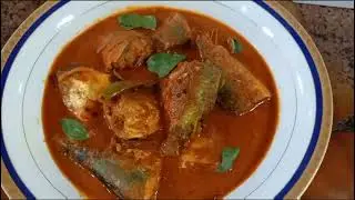 Authentic Mackerel/Bangda Tamarind Chilli Mangalorian Puli Munchi fish curry!!!!!