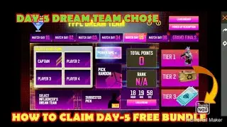 ||match day-5 ffpl best team selection in free fire||ffpl best player day-5||