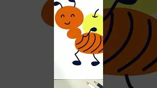 Easy Ant drawing # drawing #art#