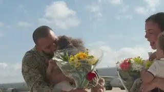 War Eagles reunite with families at NAS Jacksonville after 6-month mission