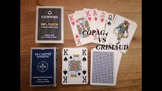 Cartes Copag 100% plastique poker VS Grimaud classique