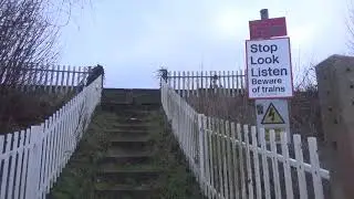 Tour of Homefield Footpath Crossing Sutton-At-Hone Kent