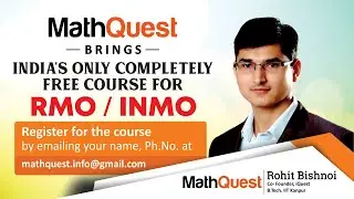MathQuest - FREE course for RMO,INMO