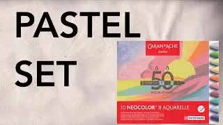 E05 Pastel Set – Caran d’Ache Neocolor II 50th Anniversary | Swatches, Lab Review & Color Match