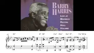 Barry Harris Plays Parker's Mood (Live at Maybeck - Transcription)