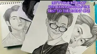 BTS Fan Art Evolution 🖌️ | My Progress from First to Latest | Mousomi Art 