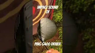 IMPACT SOUND OF PING G400 DRIVER #pinggolf #pingg400 #impactsound