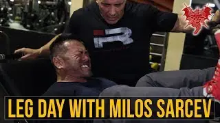 Hidetada Yamagishi  - Leg Day With Milos Sarcev - Vlog 35