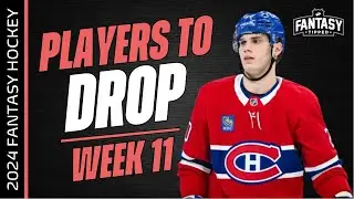 2024-25 Fantasy Hockey - Week 11 Players to Drop - Fantasy Hockey Advice