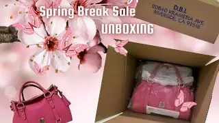 I LOVE DOONEY UNBOXING/ SPRING BREAK SALE #unboxing #ilovedooney #sales #pinkbag #satchelbag  #bags