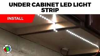 Установка светодиодных лент под шкафом