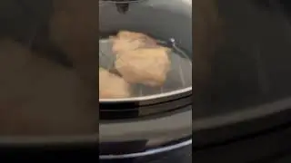 Slow cooked rabbit meat