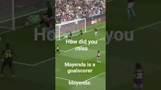 How the hell did you miss that #mayenda #sunderlandafc #Burnley
