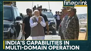 PM Modi witnesses tri-service 'Bharat Shakti' exercise in Pokhran | WION Fineprint