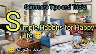 Simple Habbits for Happy Life😊Easier and usefull Tips for Homemakers|| Cleaning Tips and Tricks
