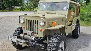 JEEP CJ4A MAHINDRA 1976 4&times;4 Original Engine Winch warn SALE 315,000 THB 0867853082 pui