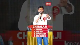 Success Story of CH BALAJI - SBI PO | IACE