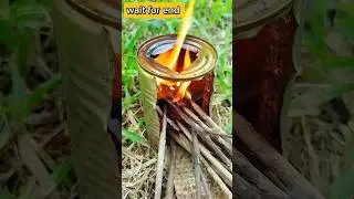 A stove in a minute from a discarded can / Tin stove 🔥🔥 #diy #ideas