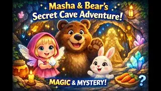 Masha & Bear&rsquo;s Secret Cave Adventure! 🌟🕯️