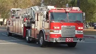 SBCoFD Medic Truck 221 Responding