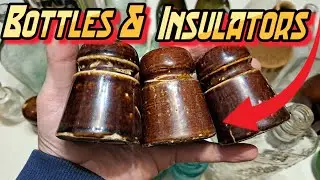 2024 We Bought A Box Full Of Antique Bottles & Insulators ~ Unboxing & Bottle Sale &copy;