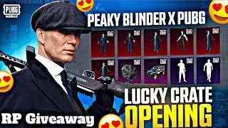 Peaky Blender Lucky Spin/Free Voucher Crate Opening Is Here/Mythic Character Tomas shalby Set/PUBGM
