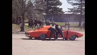 Northeast ohio general lee ramp jump, by Raymond.,