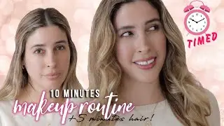 10 MINUTE EASY MAKEUP ROUTINE + 5 MINUTE HAIR OUT THE DOOR GLAM TIMED COLLABORATION TARA LYNN Luxury
