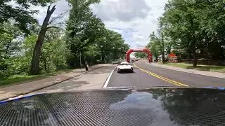 PVGP MOTUL Panther Hollow Hillclimb 2025 - Roof view going down hill