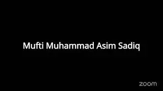 Mufti Muhammad Asim Sadiq's Personal Meeting Room