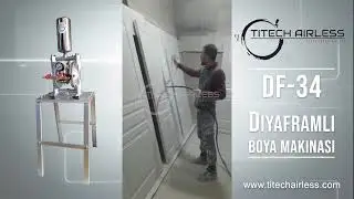 Kapı Boya Uygulaması/DF-34 Boya Pompası/Titech Airless