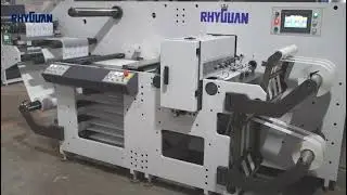 Инспекционная машина для продольной резки Rhyguan SMART с двойным роликом NIP @rhyguanmachinery @...