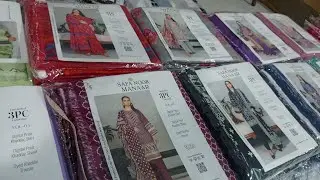 Mannar by Safa Noor khaddar 3piece Collection| faisalabad wholesale cloth market |
