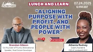 Lunch and Learn with Brandon Gibson