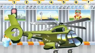 Plane Wash Military Helicopter