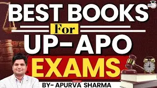 Best Books for UP-APO 2025 | Exam Date, GK & GS Booklist | By Apurva Sharma | StudyIQ Judiciary