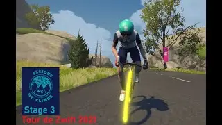 Tour de Zwift 2021 Stage 3 Longer ride - La Reine