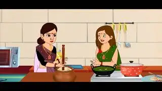Mother-in-law and daughter-in-law story video moral stories Hindi cartoon video download story #v...