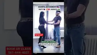 Jamaican 🇯🇲,  1st kompa dance class, waistline training, with Claudel #konpa #haiti #music #haitian