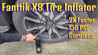 Fanttik X8 Apex Tire Inflator with 2X Faster Inflation and 150PSI Cordless