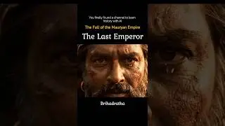 The Fall of the Mauryan Empire 👑 The Last Emperor #historyshorts #mauryanempire