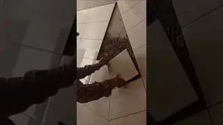 Diagonal Wall Tiling on Stairs &ndash; Perfect 45&deg; Ceramic Installation!