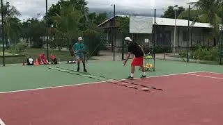 Tennis drills : footwork and neutral stance 🎾