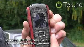 Samsung B2100 crash test