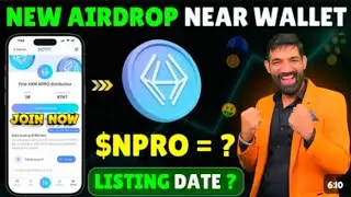 HOW TO GET FREE $NPRO AIRDROP FROM NEAR MOBILE WALLET 