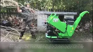 Peruzzo TB100 Tracked chipper
