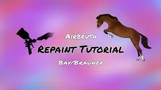 Airbrush Repaint Tutorial Modellpferde - Bay/Brauner