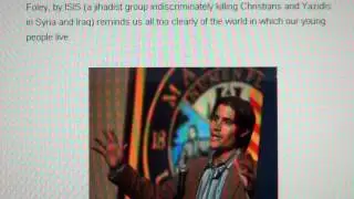 Alumnus James Foley from Swiss Jesuit Marquette Elite University & Staged Execution for Next Crusade