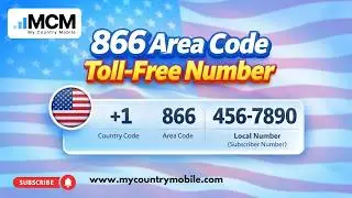 866 Area Code Toll-Free-Number | My Country Mobile